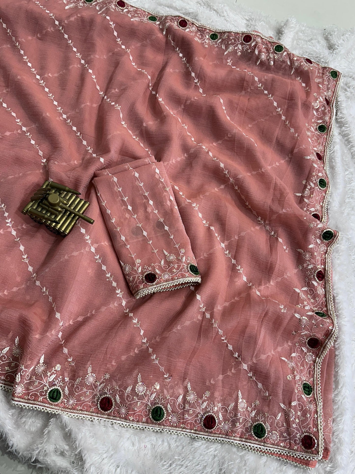 Saree-super sonic crush Blouse -super sonic crush