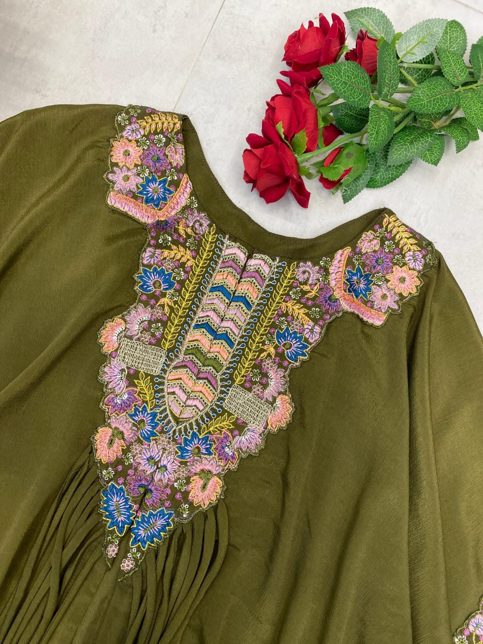 NEW TRENDY THREE PIECE INDO WESTERN WITH SEQUENCE EMBROIDERED WORK