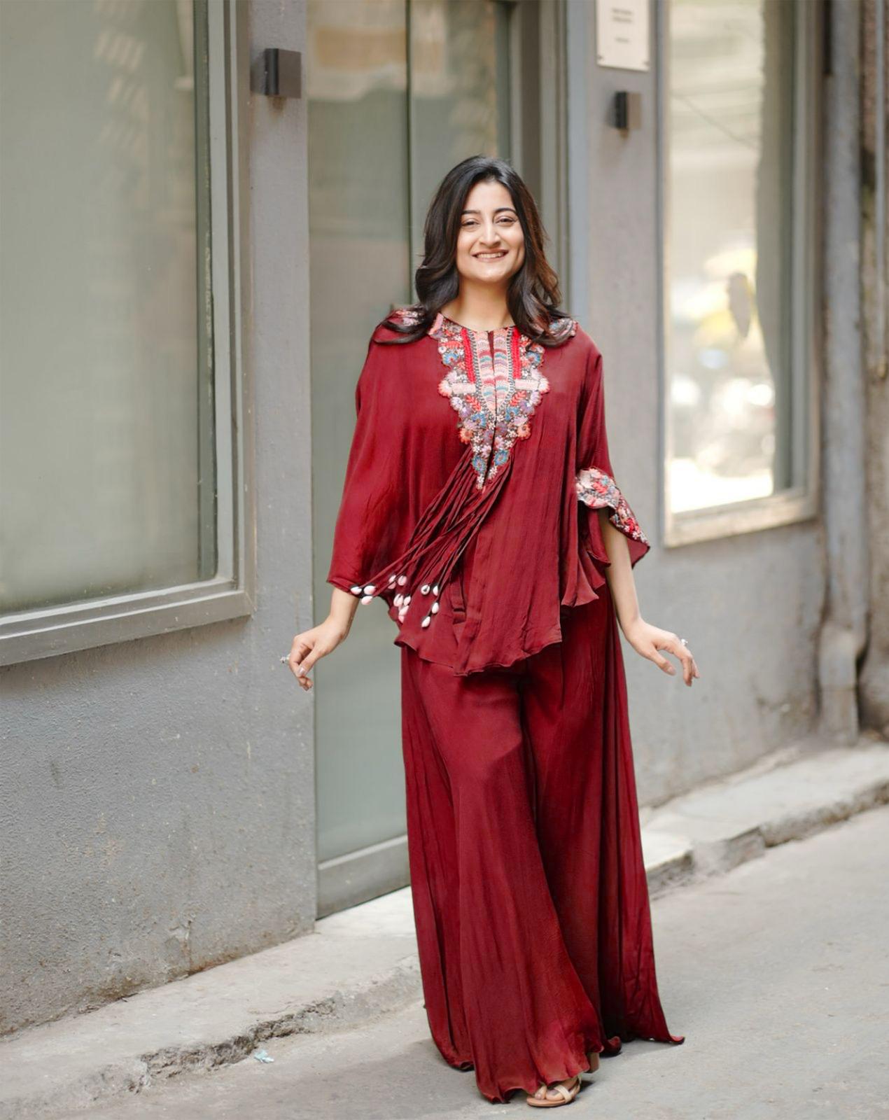 NEW TRENDY THREE PIECE INDO WESTERN WITH SEQUENCE EMBROIDERED WORK