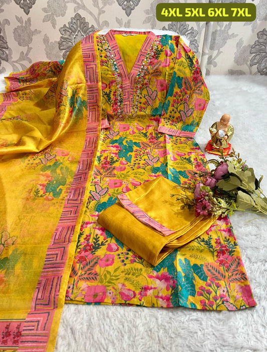 HANDWORK KURTI WITH PANT AND DUPPTA SET 😍