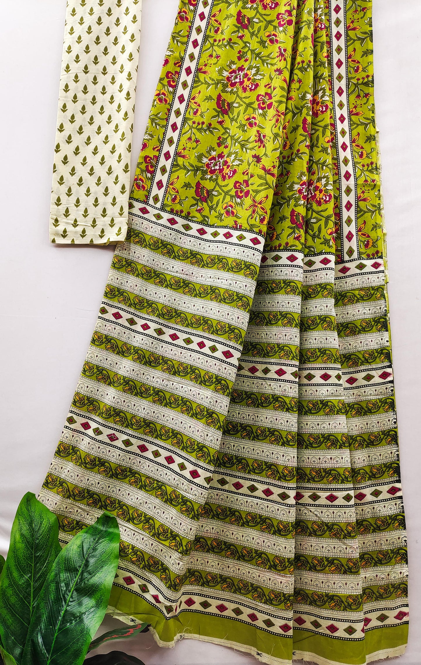 😀 New Jaipur Bagru Printed saree😀