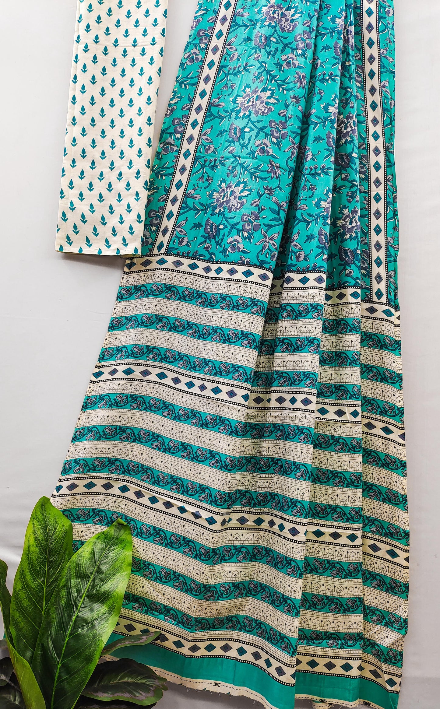 😀 New Jaipur Bagru Printed saree😀