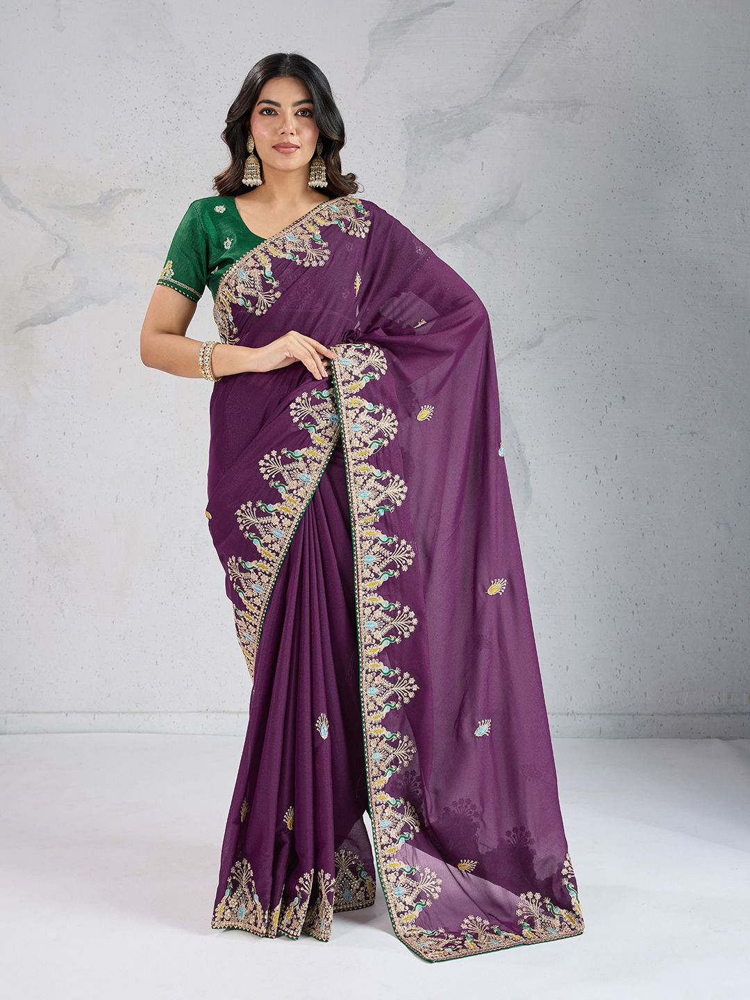 Wedding wear Saree