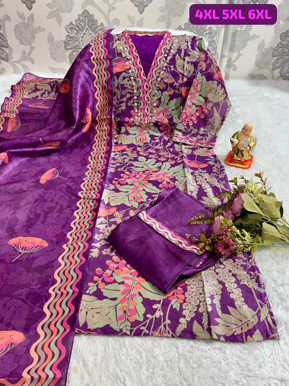 HANDWORK KURTI WITH PANT AND DUPPTA SET 😍