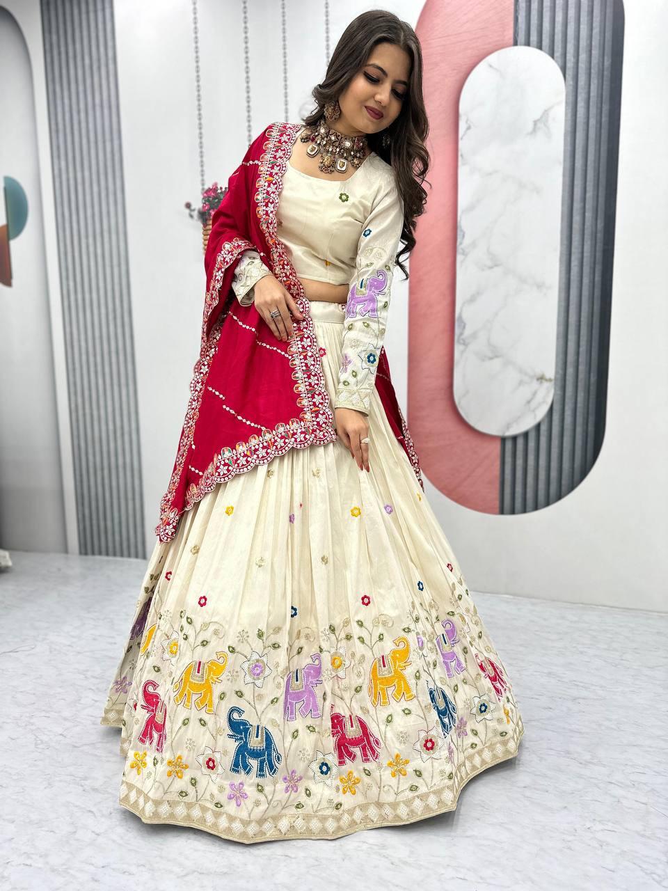 👗💌Launching Wedding wear Lehenga Choli With Cancan👗💌