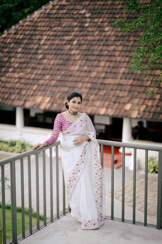 New premium single color edition deaigner saree&nbsp;