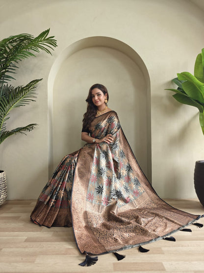 Kanchi silk sarees with beautiful  emboss weaving design