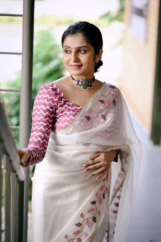 New premium single color edition deaigner saree&nbsp;