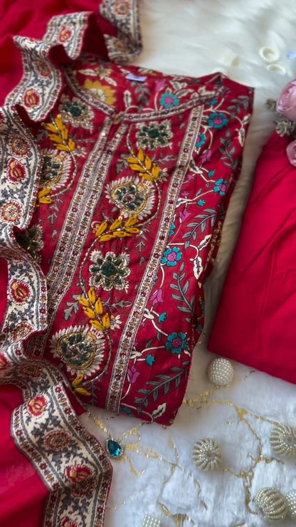 Flared Kurta for that perfect royal look🌻🌸