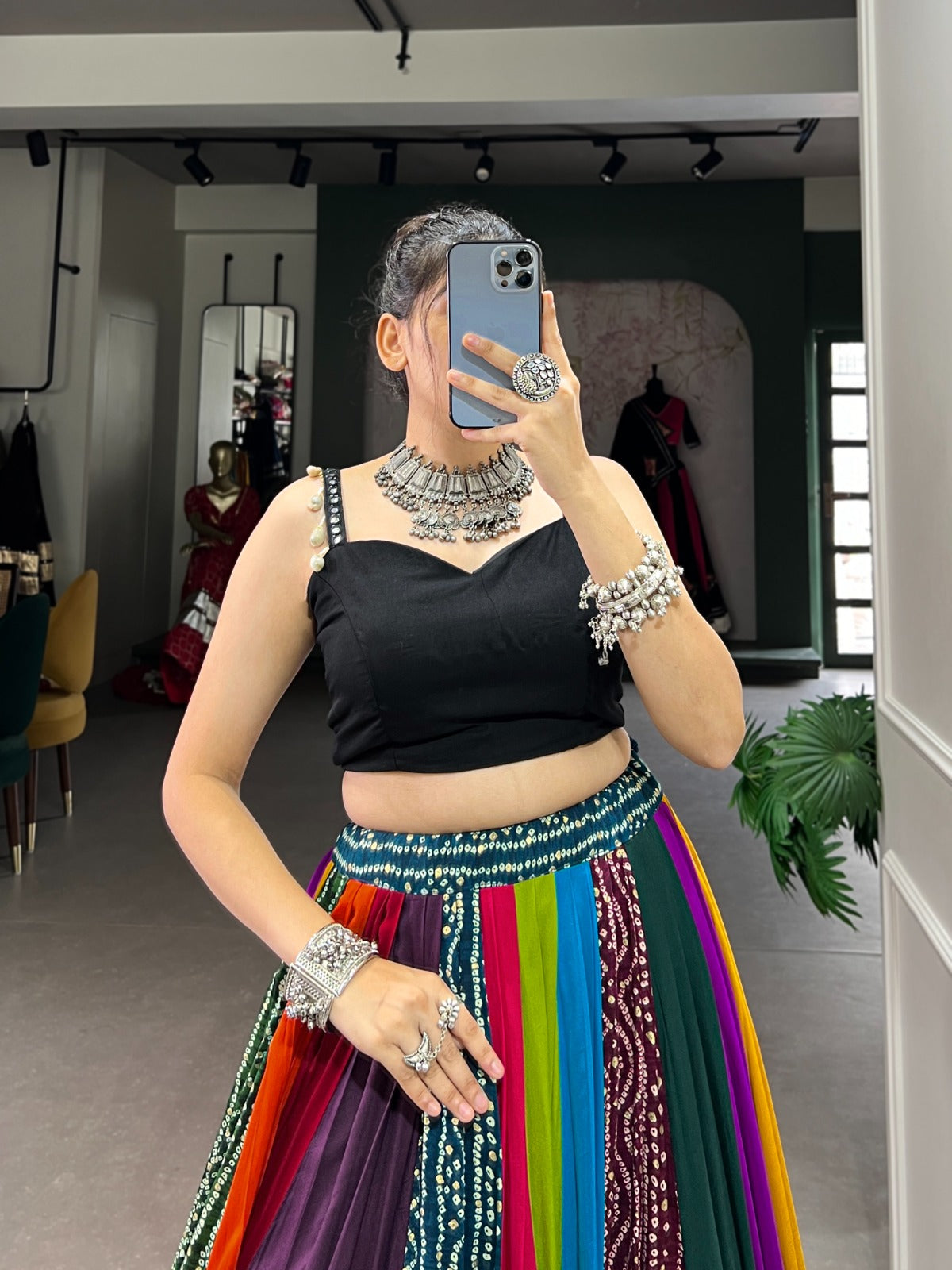 🌷Navratri Collection 2025🌷  Wrapped in a rainbow of culture and joy 🌈✨