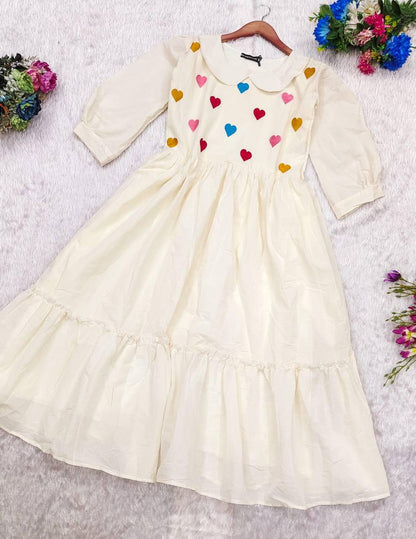 Beautiful Summer MAXI  for the upcoming season with beautiful Heart's