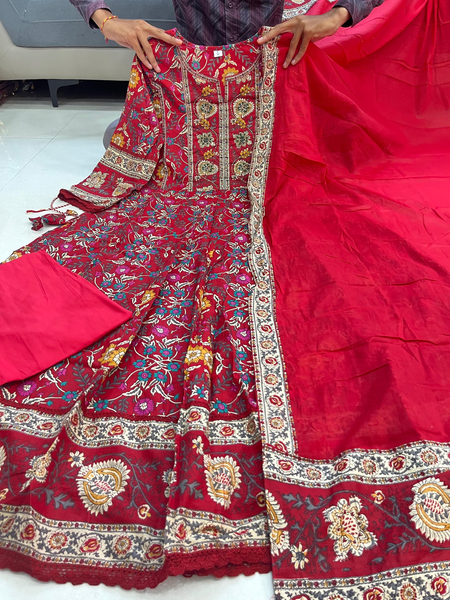 Flared Kurta for that perfect royal look🌻🌸