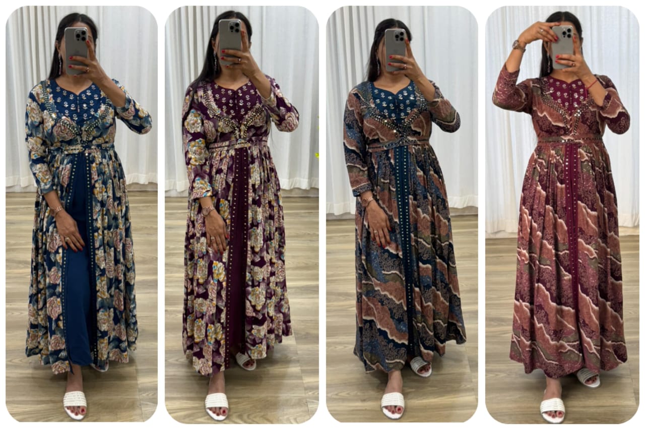 the Stunning Royale Handwork Gown